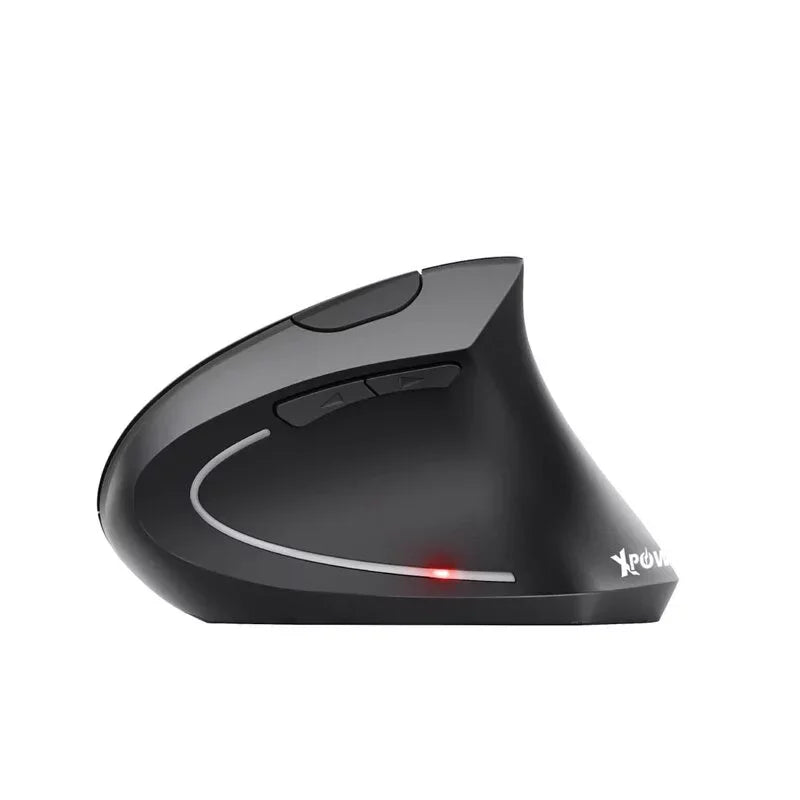 XPower Ergonomic Wireless Vertical Mouse - Black - Tashqila XPower Ergonomic Wireless Vertical Mouse - Black - Tashqila